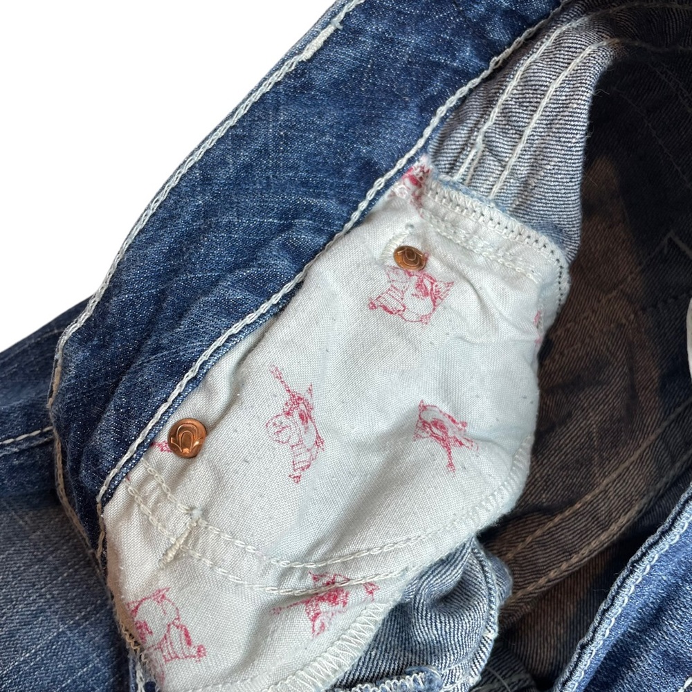 True Religion Joey Low Rise Flare Jeans Size 26 - Picture 5 of 9